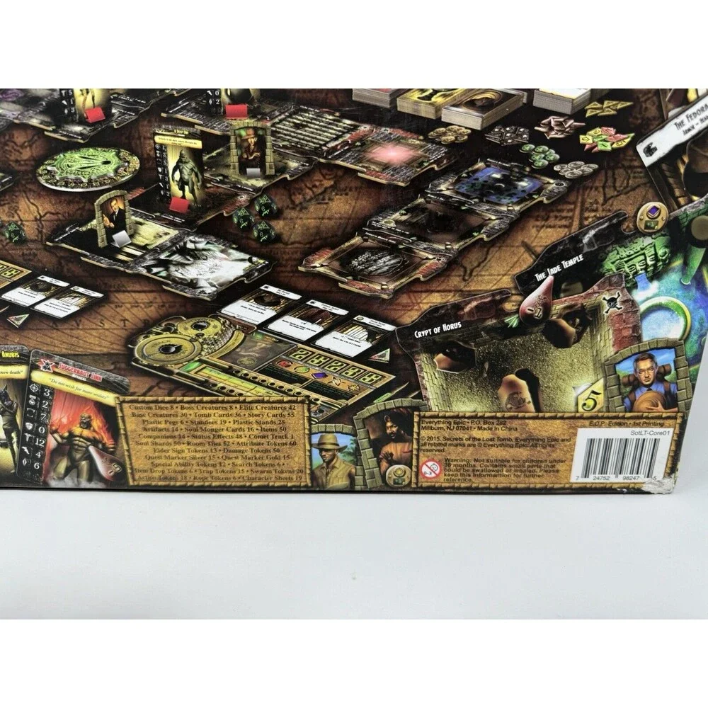 Secrets Of The Lost Tomb 1st Edition Everything Epic Adventure Game Complete!